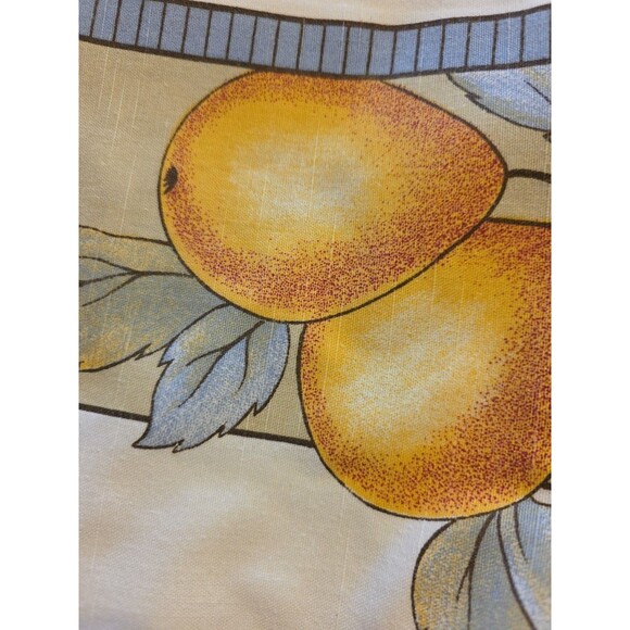 Mikasa Garden Harvest Oblong Tablecloth 62" x 102" Cloth Fabric Fruit Grape Pear - Picture 9 of 11